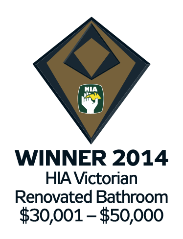 2014 HIA CSR Victoria Housing and Kitchen & Bathroom Awards – Victorian Renovated Bathroom $30,0001 – $50,000 category
