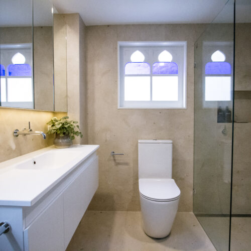 Timberline Rockford vanity unit in our Carlton bathroom renovation