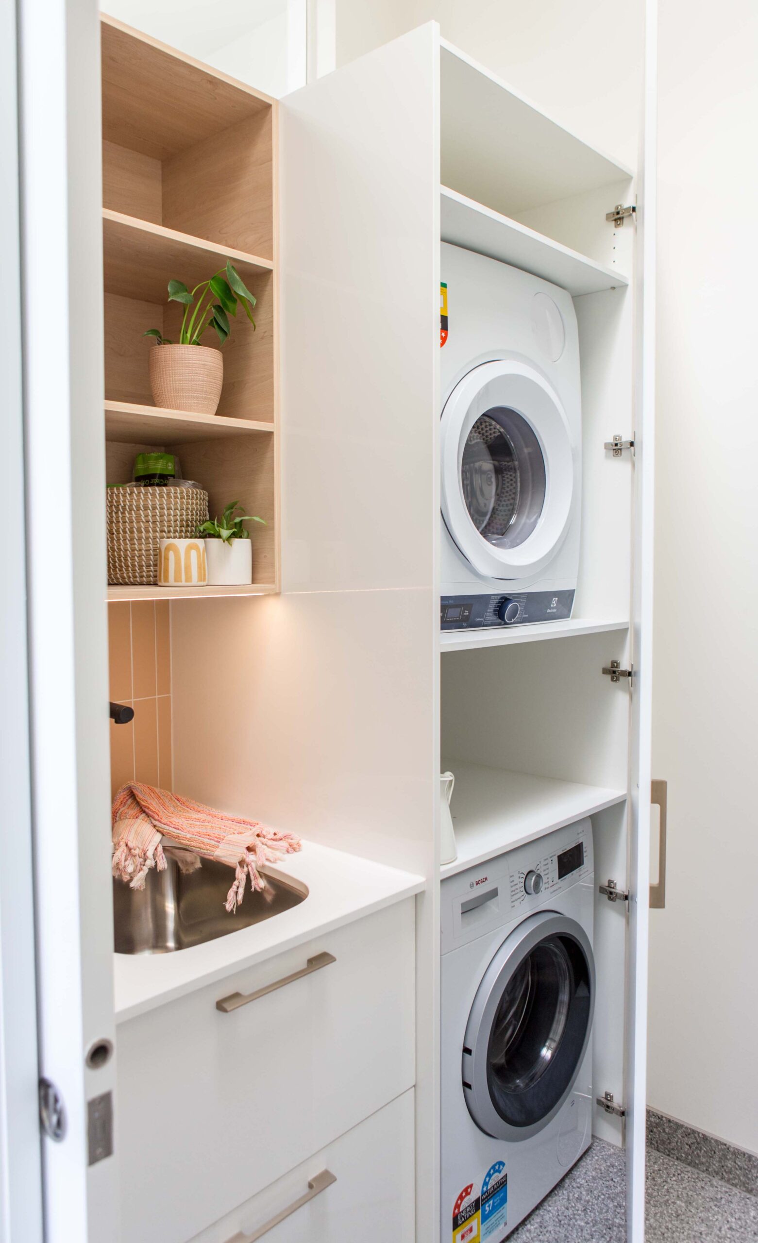 Laundry renovation ideas - storage space