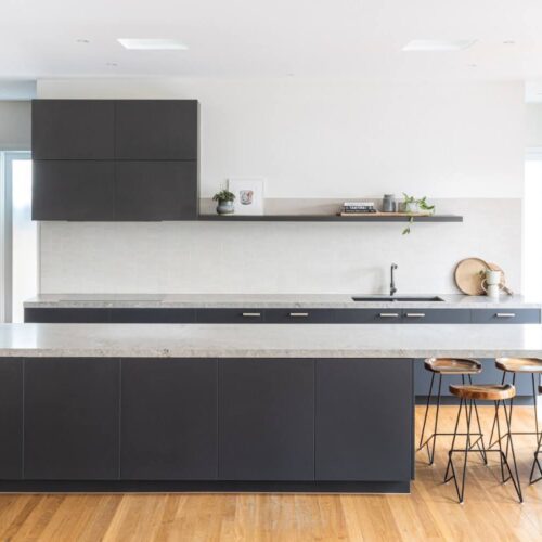 open plan kitchen living dining room