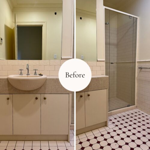 powder room renovation